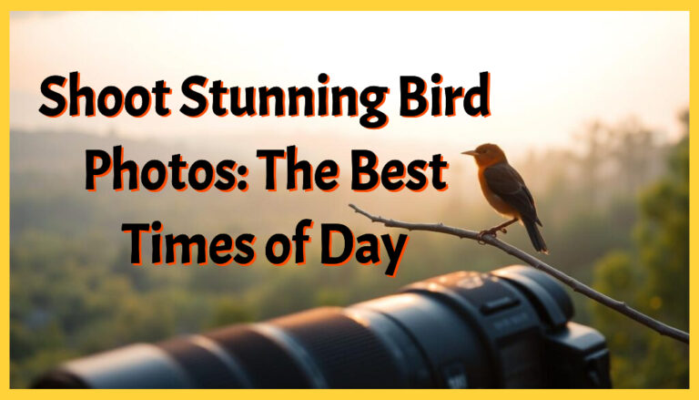 Shoot Stunning Bird Photos: The Best Times of Day